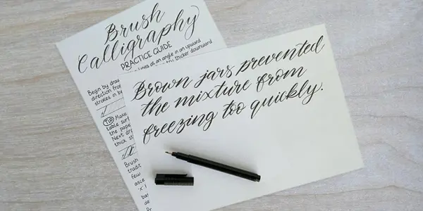 Brush Calligraphy Workshop