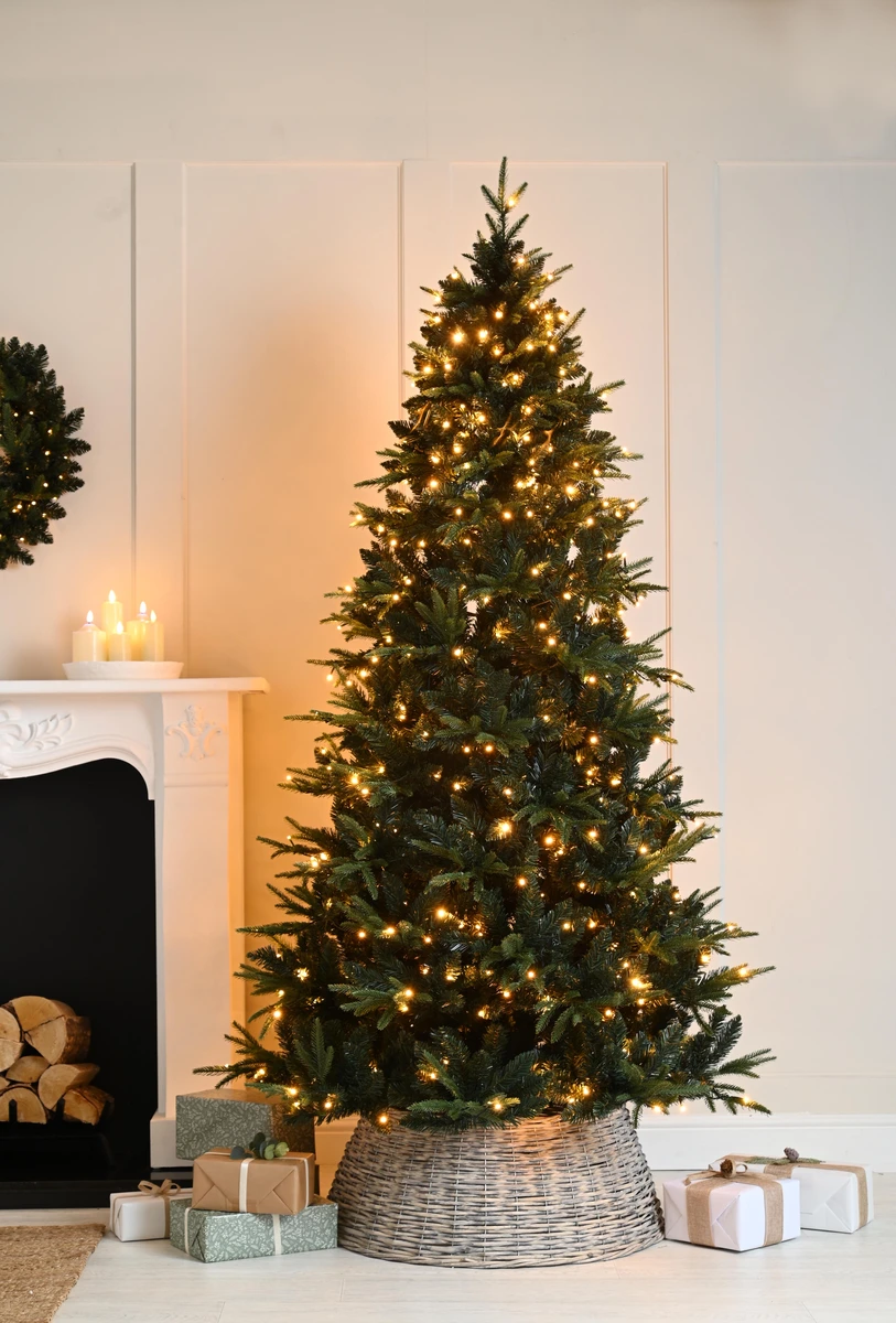 210cm Prelit Firefly Tree - Traditional Warm White