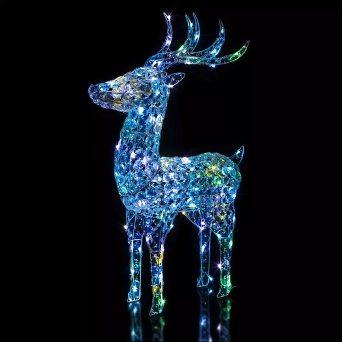 Jewelled Reindeer - Multicolour - 90cm - image 1