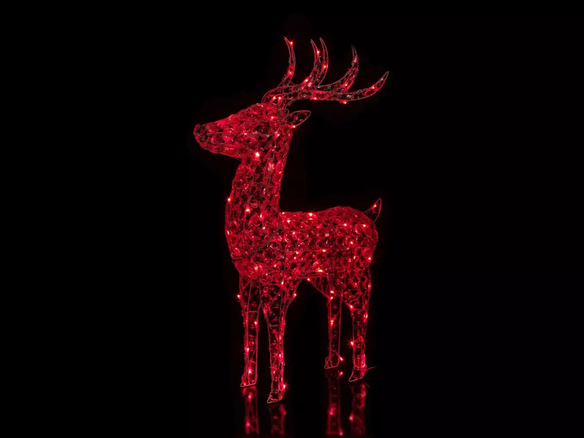 Jewelled Reindeer - Multicolour - 90cm - image 2