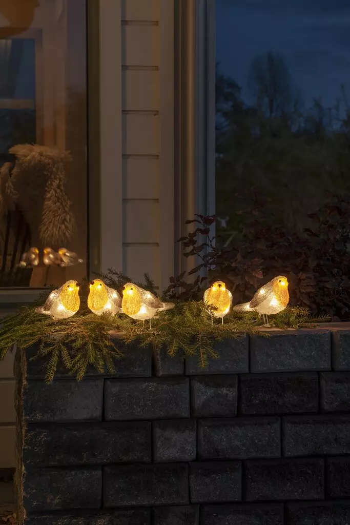 LED Robins - Set of 5