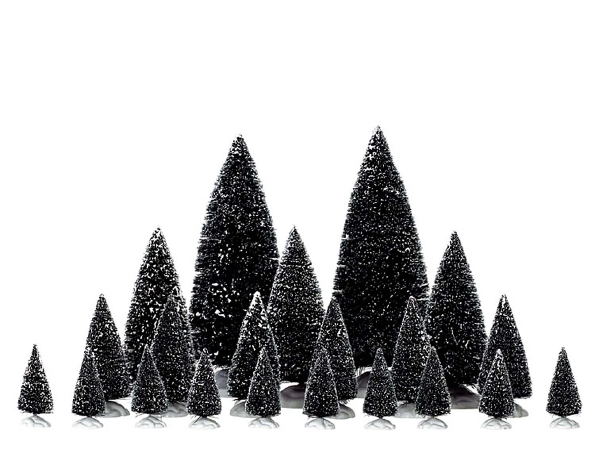 Lemax - Assorted Pine Trees - set of 21