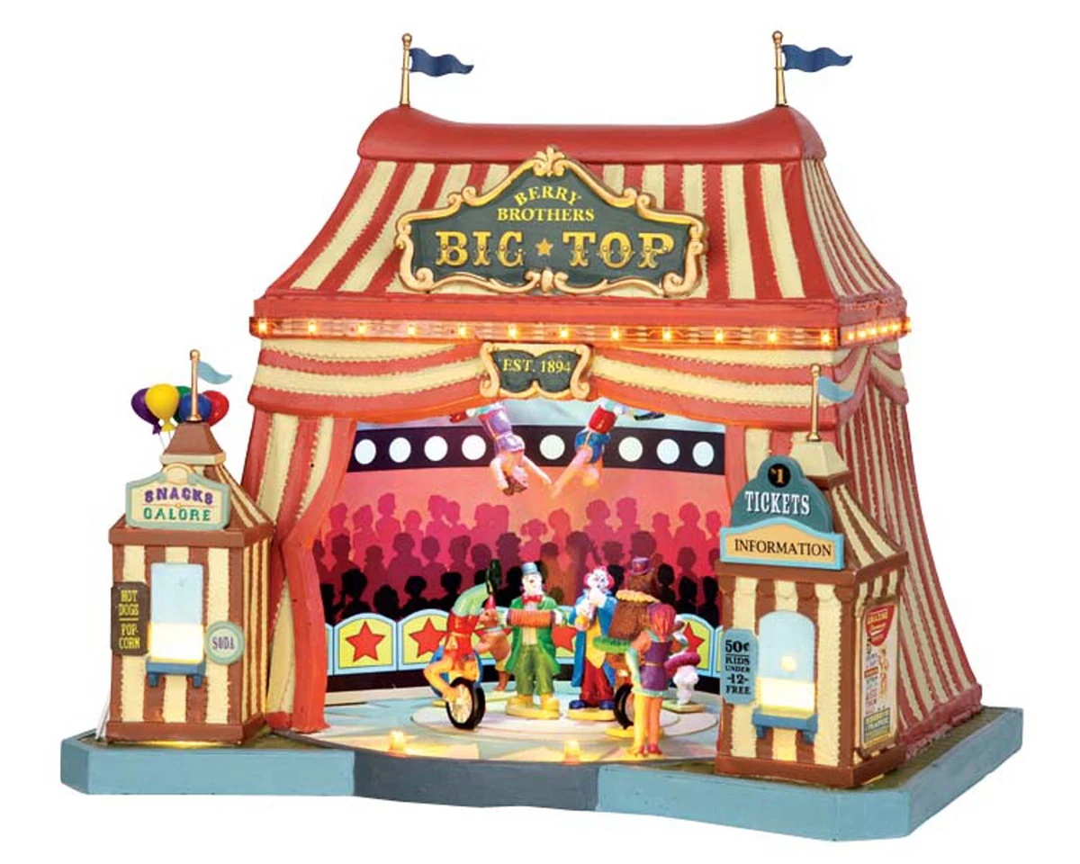 Lemax - Berry Brothers Big Top - With 4