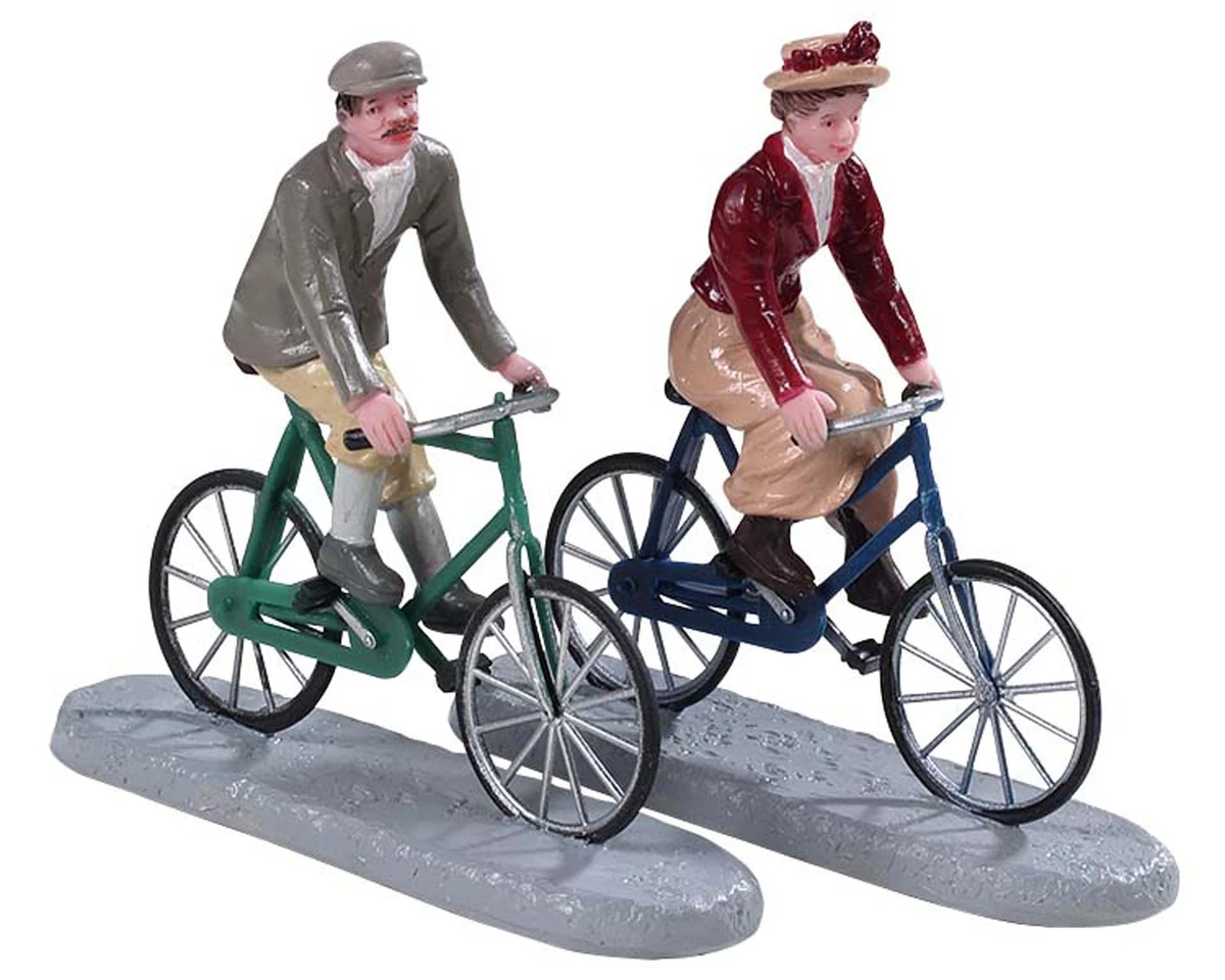 Lemax - Bike Ride Date - set of 2