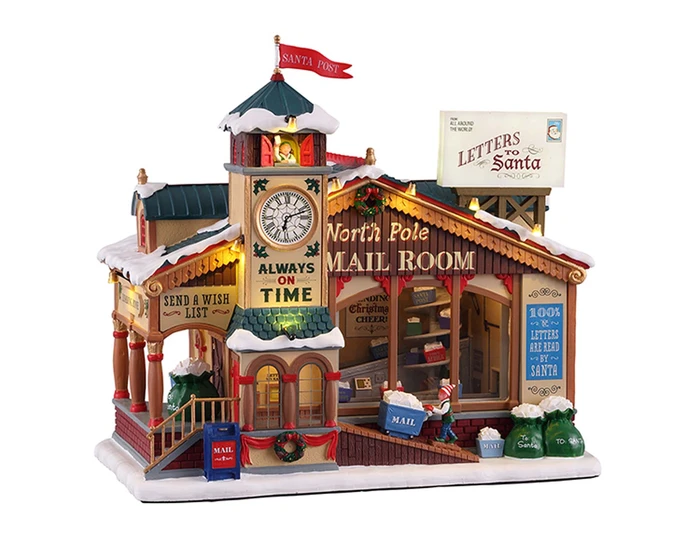 Lemax - North Pole Mail Room + Adaptor