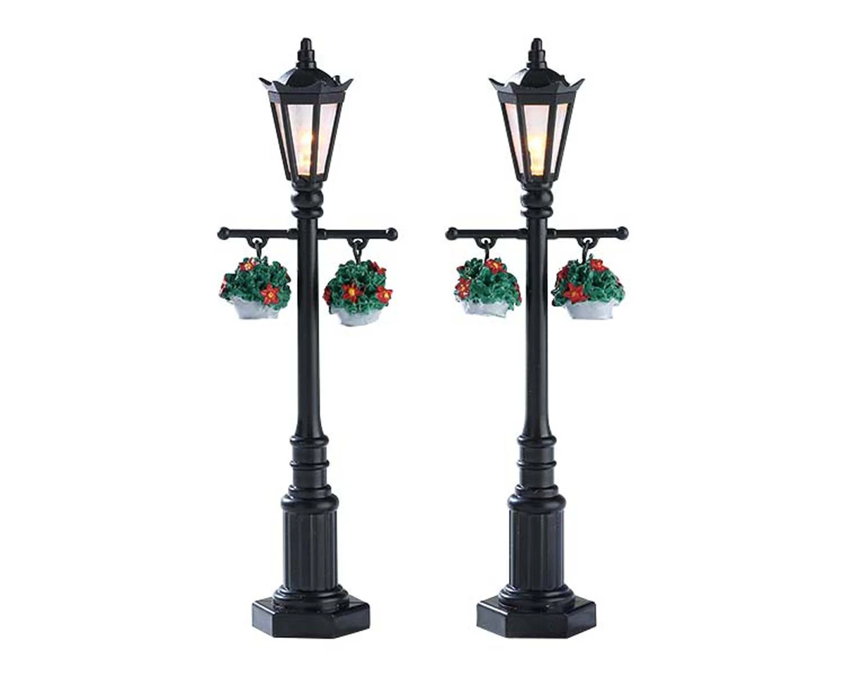 Lemax - Old English Lamp Post - set of 2