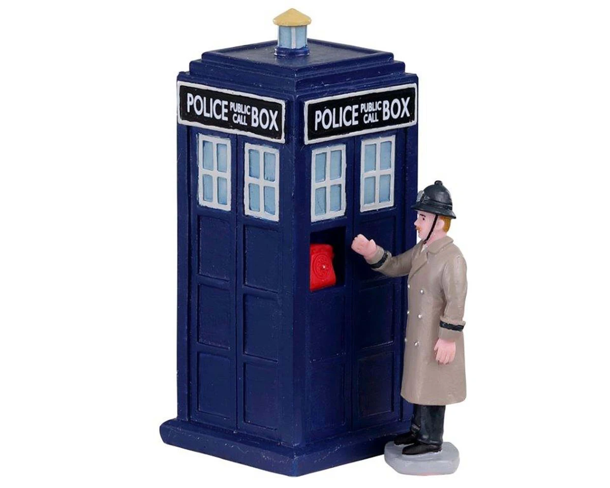 Lemax - Police Call Box - set of 2