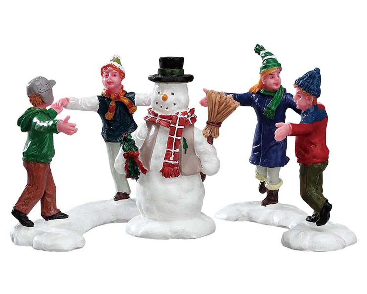 Lemax - Ring Around The Snowman - set of 3