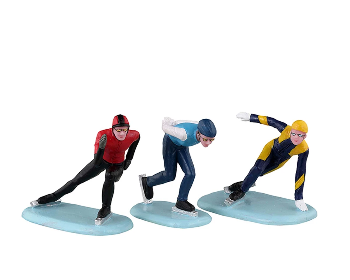 Lemax - Speed Skaters - set of 3