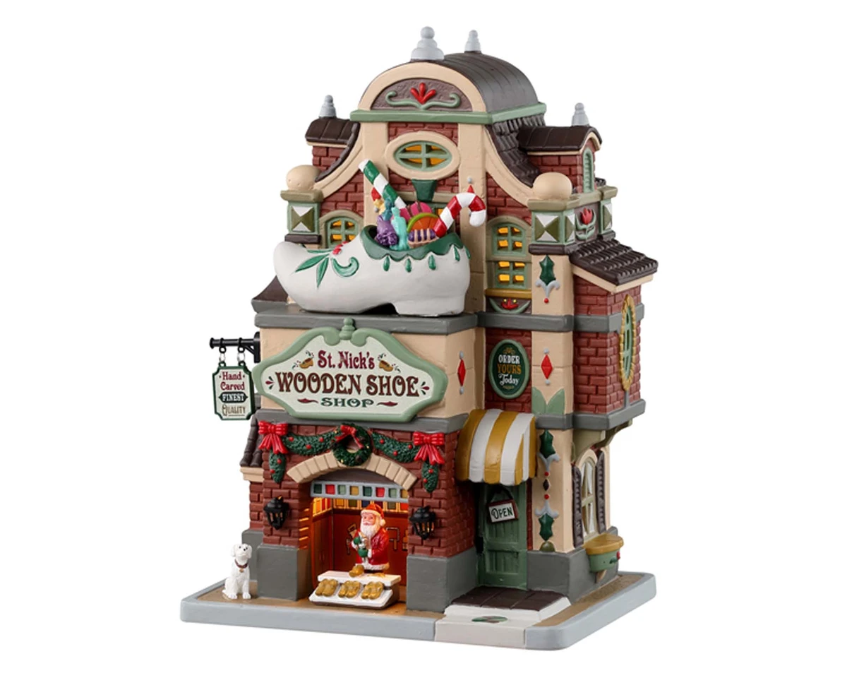 Lemax - St. Nick's Wooden Shoe Shop - Frosts