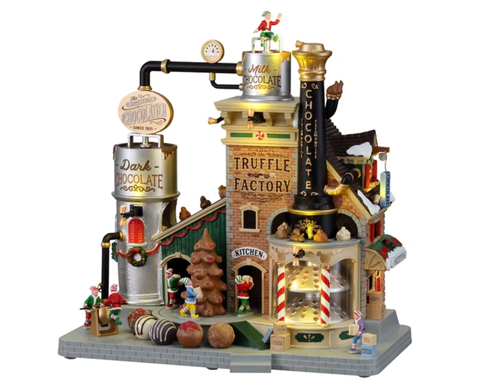 Lemax - The Christmas Chocolatier Truffle Factory + Adaptor