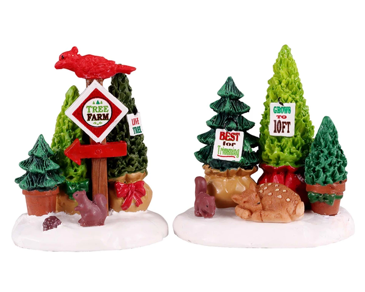 Lemax - Tree Farm Display - set of 2