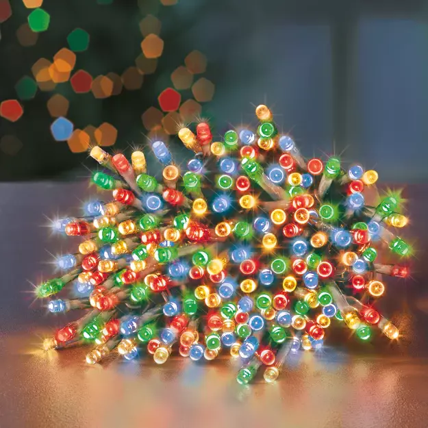 Multi Coloured Twinkling Connectable LED Lights - 300 - image 2