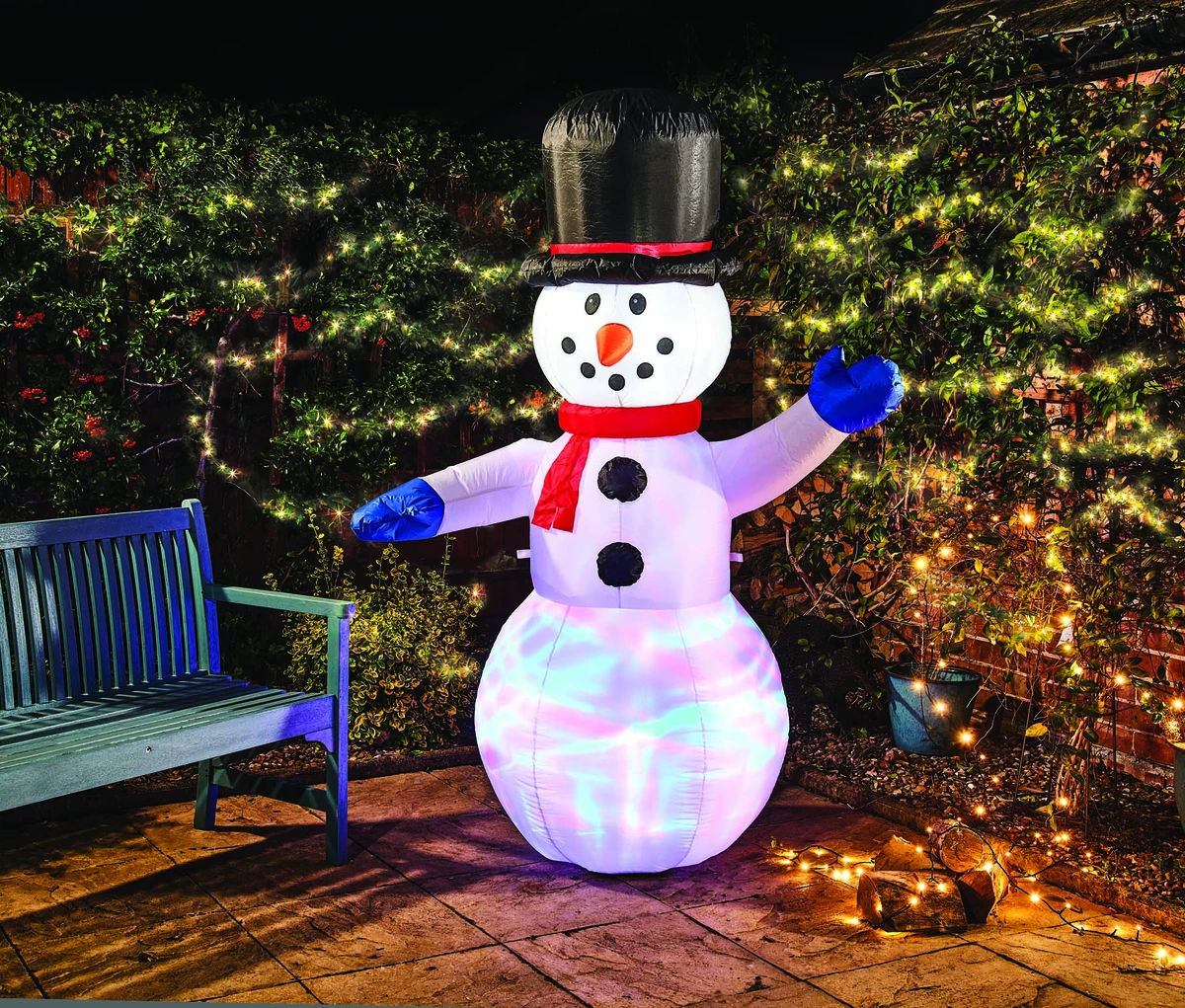 Self-Inflating Snowman - 180cm